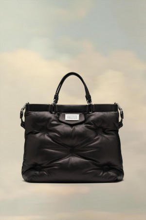 Maison Margiela Glam Slam Shopping Medium Svarta | SE_MM77727