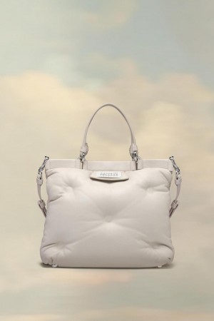 Maison Margiela Glam Slam Shopping Small Silver | SE_MM15905
