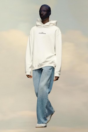 Maison Margiela Hooded Sweatshirt Vita | SE_MM60571