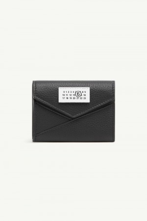 Maison Margiela Japanese 6 Flap Wallet Svarta | SE_MM22390