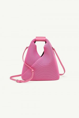 Maison Margiela Japanese Mesh Crossbody Bag Rosa | SE_MM65436