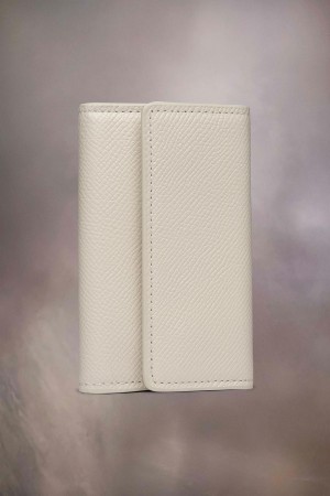 Maison Margiela Key Chain Wallet Beige | SE_MM14235