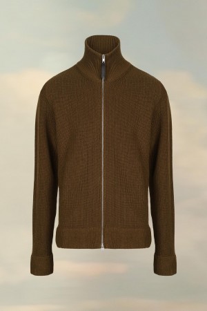 Maison Margiela Knit Zip-up Cardigan Bruna | SE_MM40204