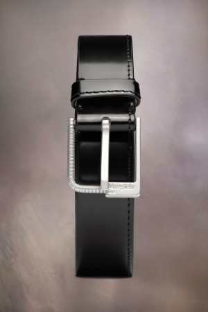 Maison Margiela Leather Belt Svarta | SE_MM30768