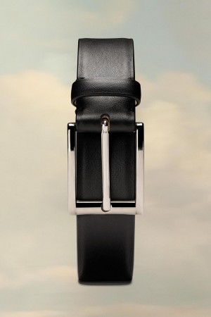 Maison Margiela Leather Belt Svarta | SE_MM32769
