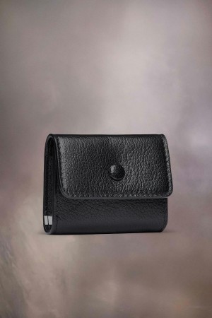 Maison Margiela Leather Earphones Case Svarta | SE_MM70442
