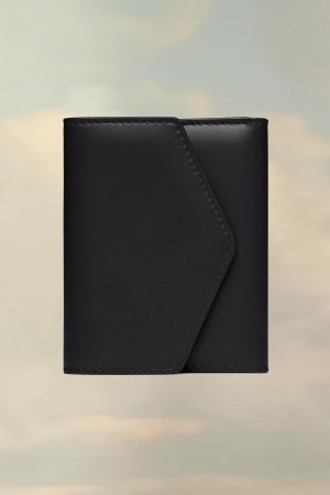Maison Margiela Leather Envelope Wallet Svarta | SE_MM89188