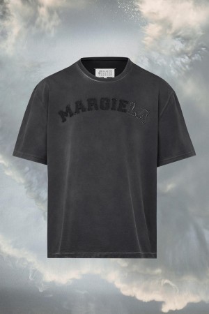 Maison Margiela Logo Heavy Jersey T-shirt Svarta | SE_MM49366
