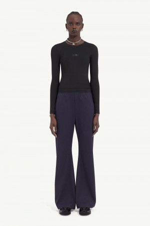 Maison Margiela Long-sleeve Bodysuit Svarta | SE_MM17880