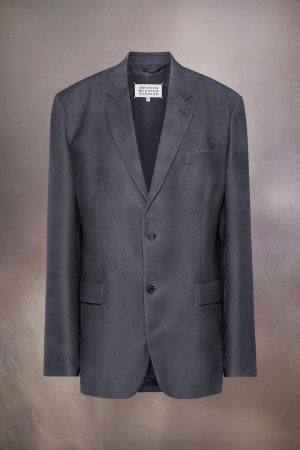Maison Margiela Mohair Wool Suit Jacket Grå | SE_MM42022