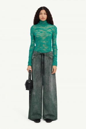 Maison Margiela Numeric Denim Trousers Grå Blå | SE_MM25794