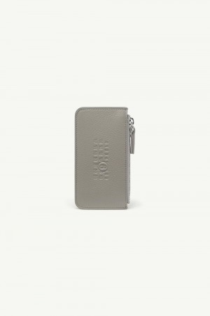 Maison Margiela Numeric Zip Card Holder Grå | SE_MM48132