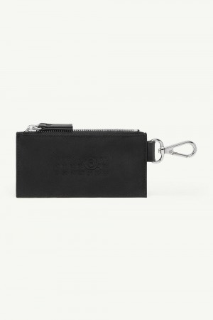 Maison Margiela Numeric Zipped Card Holder Svarta | SE_MM36713