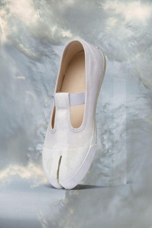 Maison Margiela On The Deck Tabi Mary Jane Bianchetto Vita | SE_MM95637