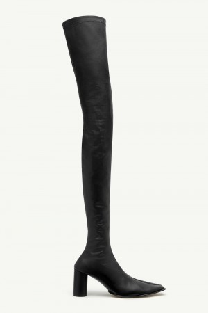 Maison Margiela Over-the-knee Boots Svarta | SE_MM64844