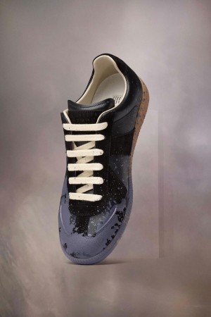 Maison Margiela Paint Replica Sneaker Blå | SE_MM15140