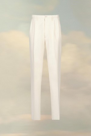 Maison Margiela Pleated Trousers Beige | SE_MM95065