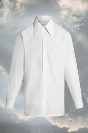 Maison Margiela Point Collar Shirt Vita | SE_MM73603