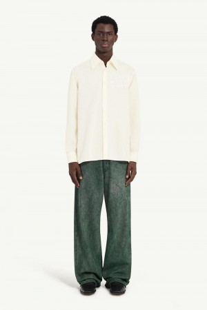 Maison Margiela Poplin Shirt Vita | SE_MM87040