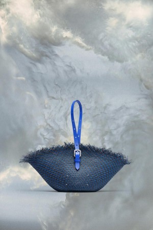 Maison Margiela Recicla Handbag Blå | SE_MM22381