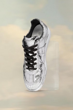 Maison Margiela Replica Broken Mirror Sneakers Silver | SE_MM30253