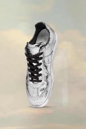 Maison Margiela Replica Broken Mirror Sneakers Silver | SE_MM17122