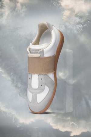 Maison Margiela Replica Elastic Band Sneaker Ljusblå | SE_MM28316
