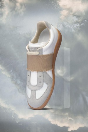 Maison Margiela Replica Elastic Band Sneaker Ljusblå | SE_MM51547