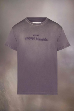 Maison Margiela Reverse Logo T-shirt Lila | SE_MM57554