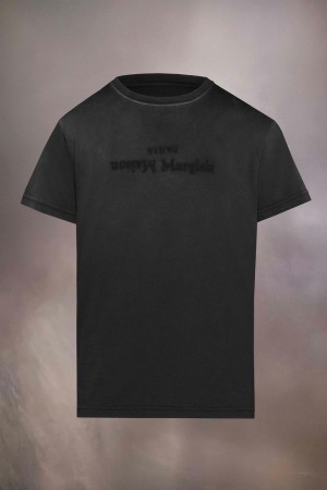 Maison Margiela Reverse Logo T-shirt Mörkgrå | SE_MM14379
