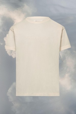 Maison Margiela Reverse Logo T-shirt Vita | SE_MM54029
