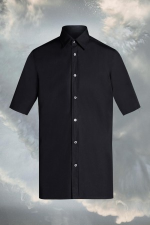 Maison Margiela Short-sleeve Shirt Svarta | SE_MM81629