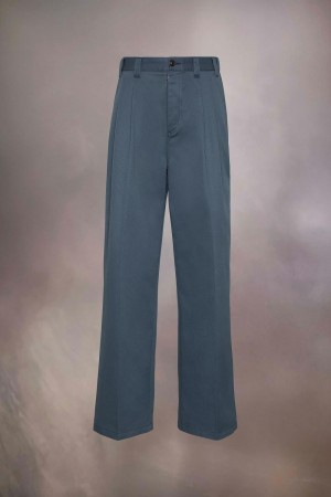 Maison Margiela Skater Chino Trousers Blå | SE_MM60443
