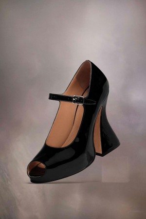 Maison Margiela Sketch Mary-jane Svarta | SE_MM81966