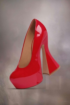 Maison Margiela Sketch Pump Röda | SE_MM74571