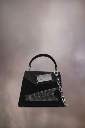Maison Margiela Snatched Handbag Small Svarta | SE_MM74851