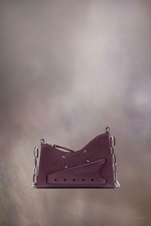 Maison Margiela Snatched Hobo Micro Lila | SE_MM65694