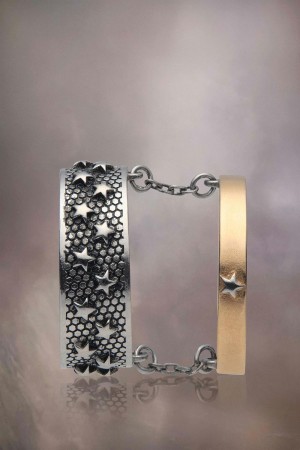 Maison Margiela Star Double Ring Silver Guld | SE_MM34643