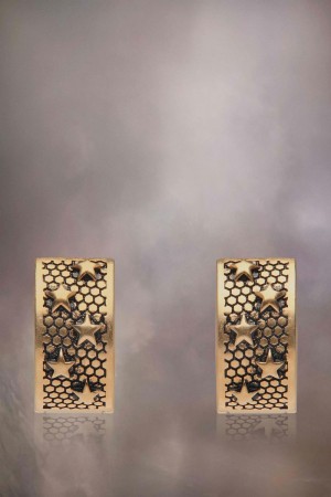 Maison Margiela Star Hoop Earrings Guld | SE_MM16039
