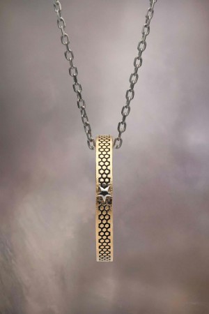 Maison Margiela Star Logo Necklace Guld | SE_MM78880