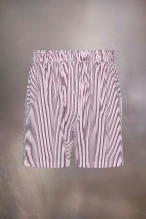 Maison Margiela Striped Shorts Rosa | SE_MM98297