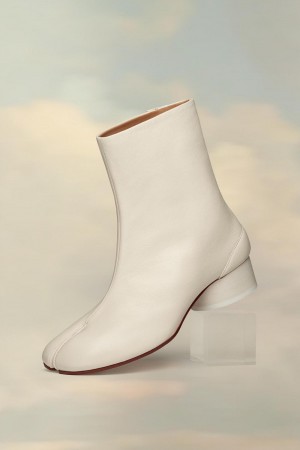 Maison Margiela Tabi Ankle Boots Vita | SE_MM92182