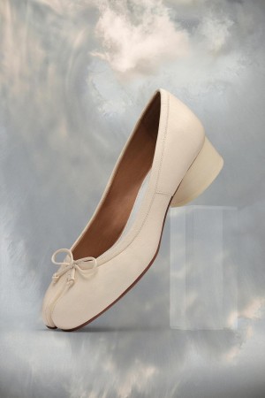 Maison Margiela Tabi Ballerinas Beige | SE_MM58750