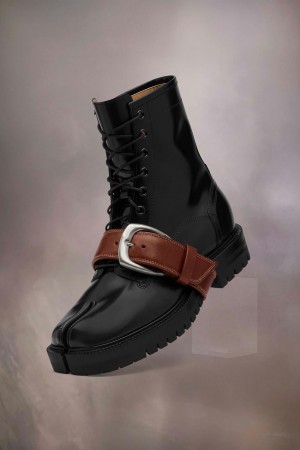 Maison Margiela Tabi Combat High-tops Svarta | SE_MM78987