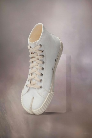 Maison Margiela Tabi High-top Sneakers Vita | SE_MM91789