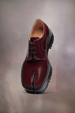 Maison Margiela Tabi Lace-ups Röda | SE_MM43204