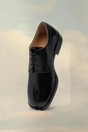 Maison Margiela Tabi Leather Brogues Svarta | SE_MM66089