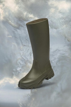 Maison Margiela Tabi Rain Boots Gröna | SE_MM19982