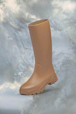 Maison Margiela Tabi Rain Boots Khaki | SE_MM59817
