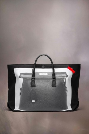 Maison Margiela Trompe L'oeil 5ac Classique Medium Svarta | SE_MM39757
